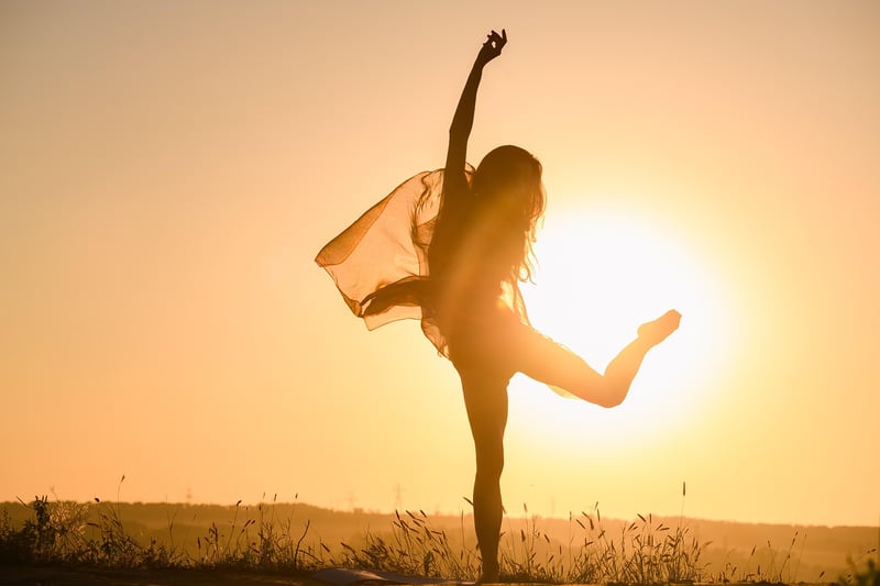 Woman Practicing Ecstatic Dance